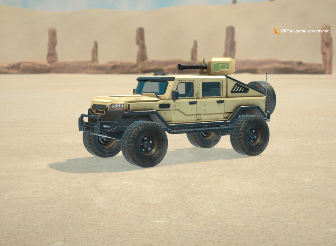 Combat Military Vehicle - Drivable 4x4 Pickup Truck