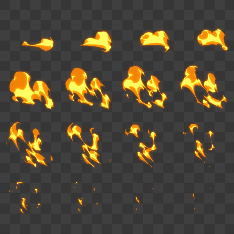 2D Fire Fx Animation Pack