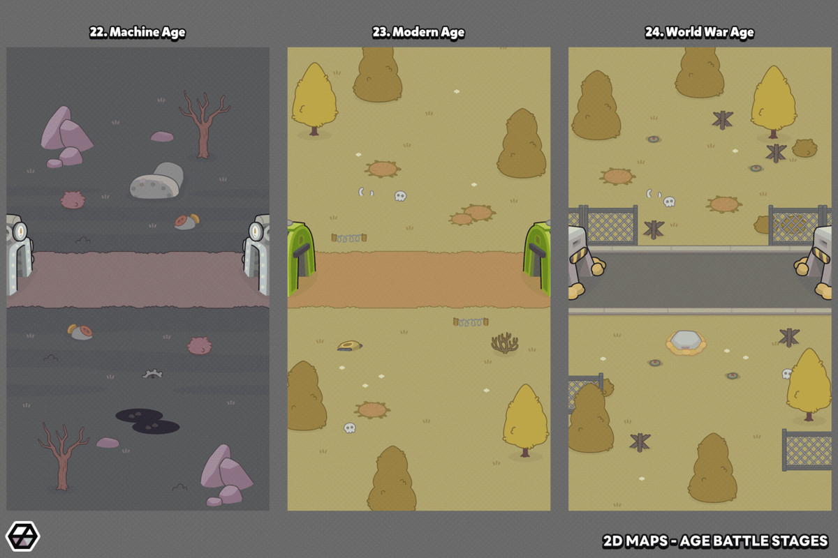 2D Maps - Age Battle Stages