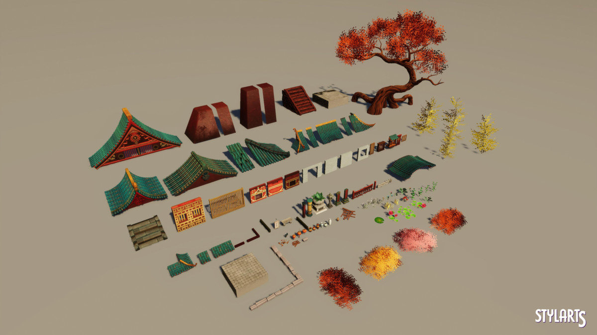 Stylized Chinese Lost Temple