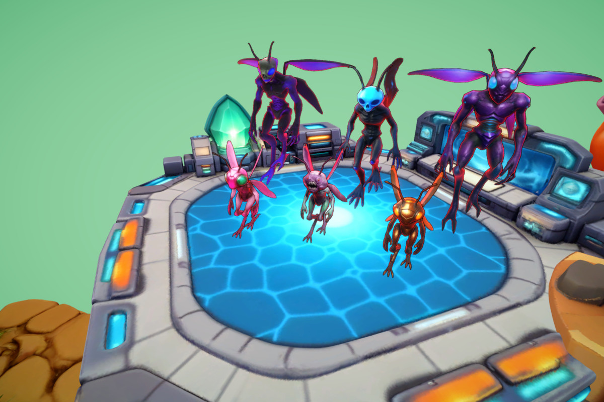 Fantasy Monster Evolution Pack 07-08–09 – Game Ready Creatures | PixeliusVita