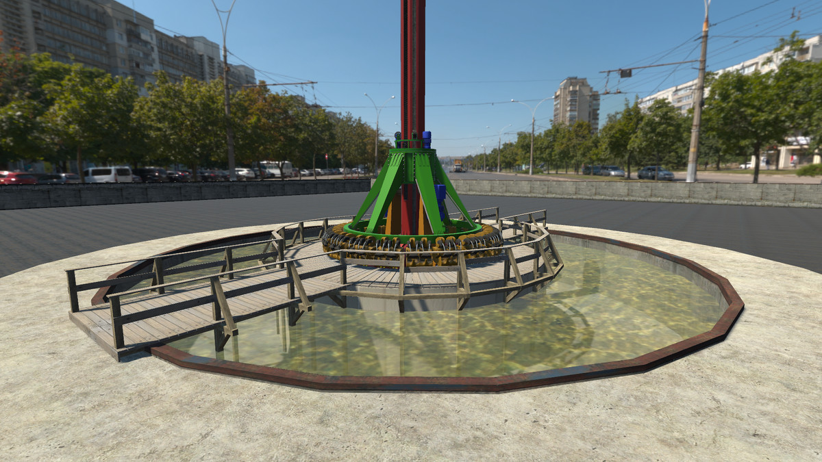 High Detail Fairground Ride 14 - VaryTower