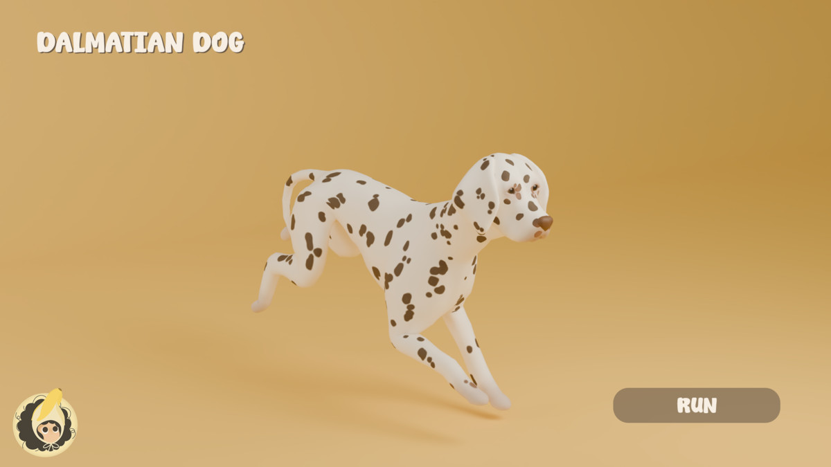 Animated Dalmatian Dog
