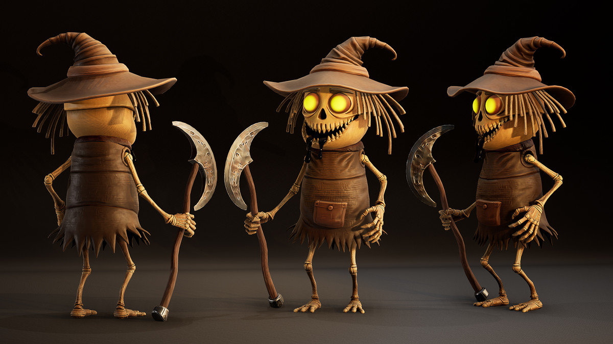 Stylized Scarecrow Character Pack