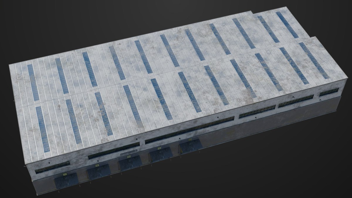 Old Abandoned Warehouse Interior And Exterior URP HDRP Textures