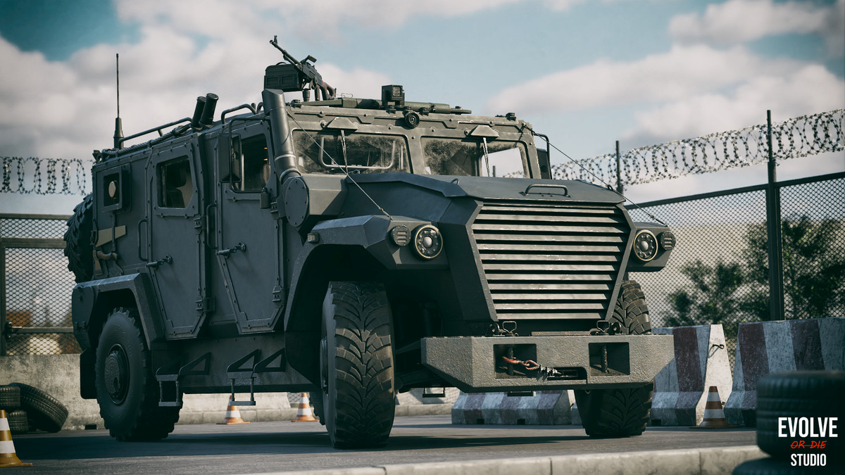 Rigged Military Cars Bundle 4pcs