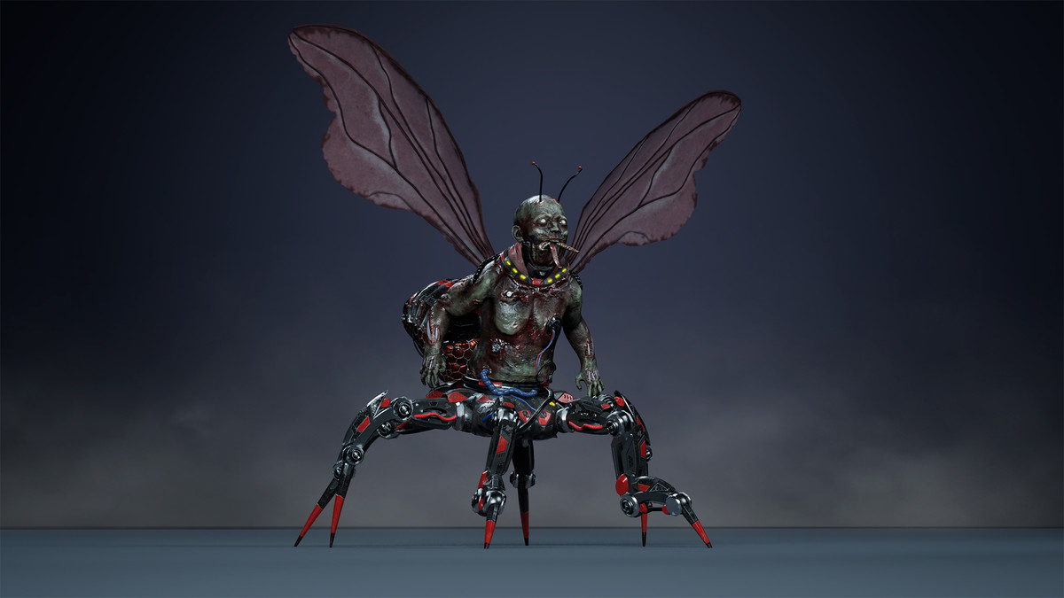 Fantasy Cyborg Mosquito