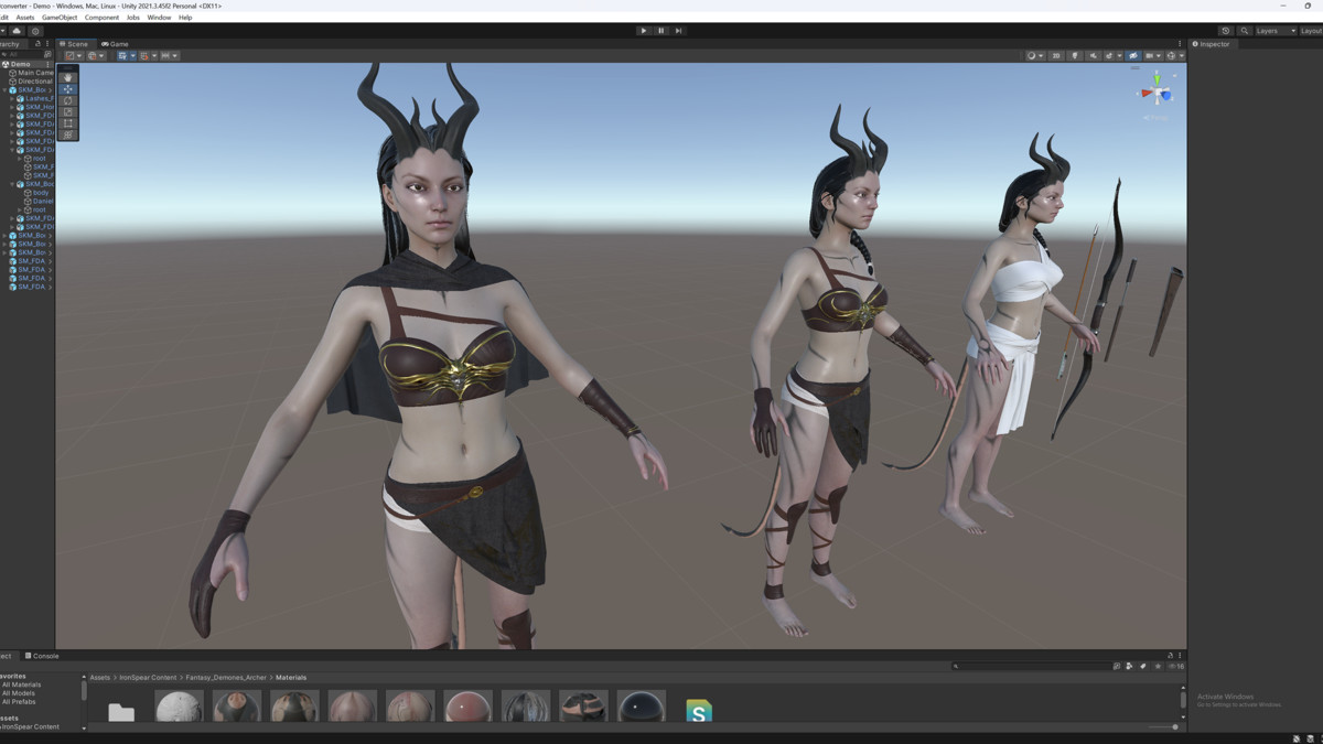 Fantasy Demones Archer