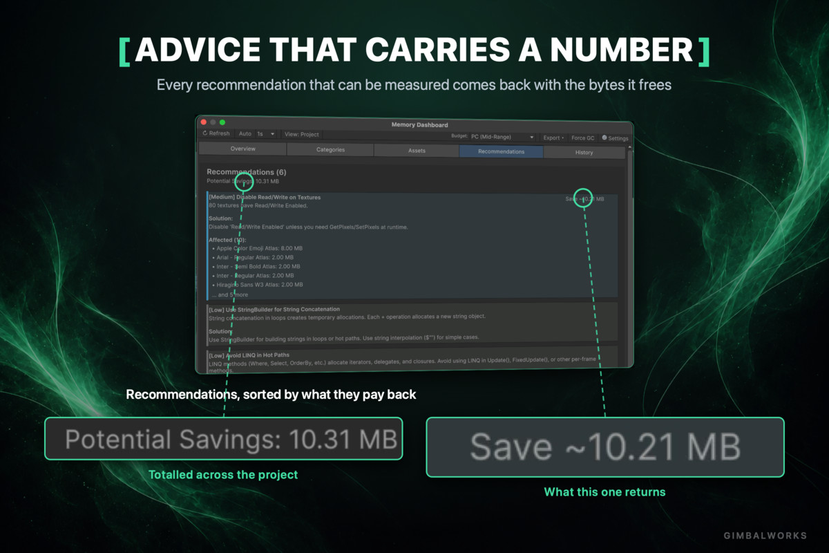Memory Profiler Companion