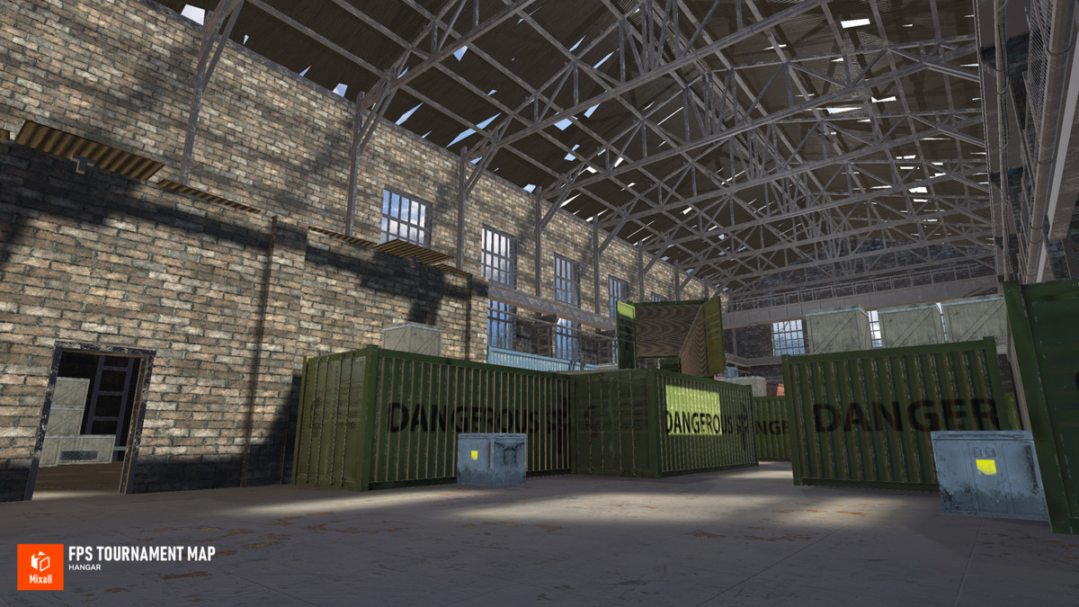 FPS tournament map - Hangar
