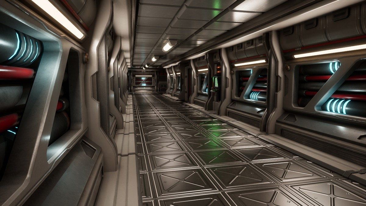 Sci FI Hallway Asset Pack