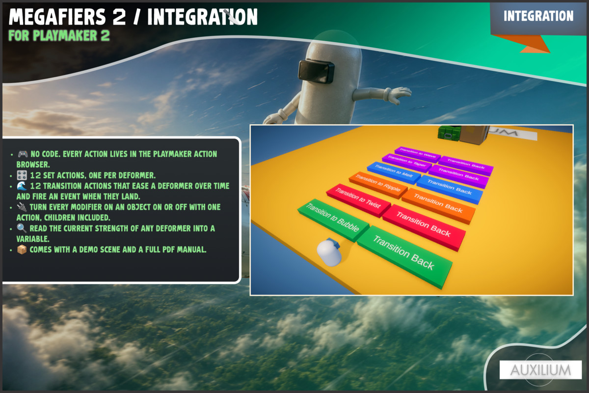 MegaFiers Integration for PlayMaker 2