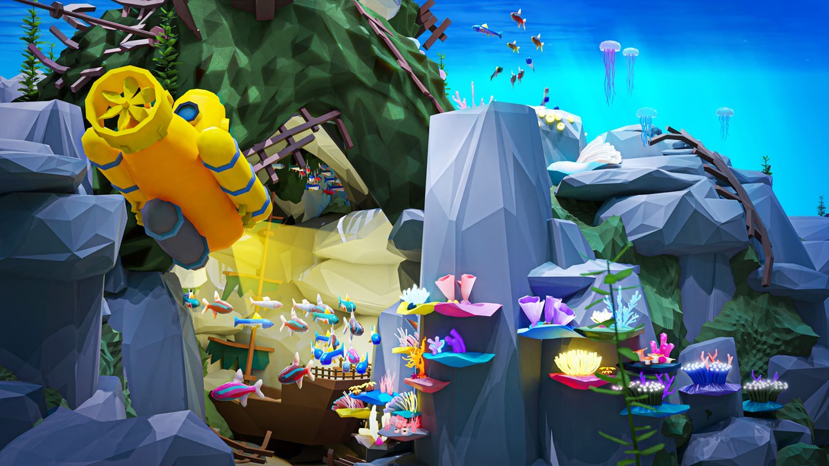 Underwater World - Low Poly 3D Models Pack