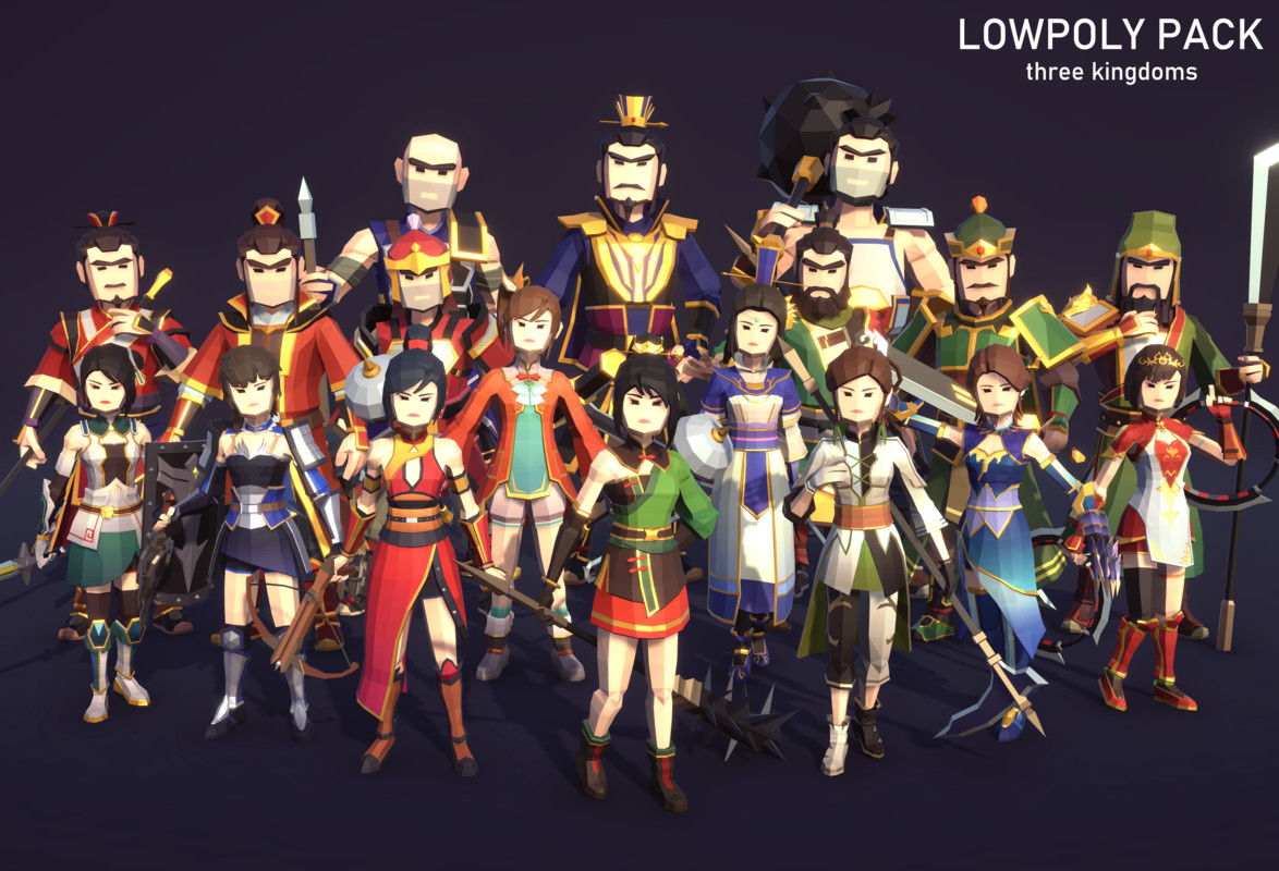 LowpolyPack_Three Kingdoms