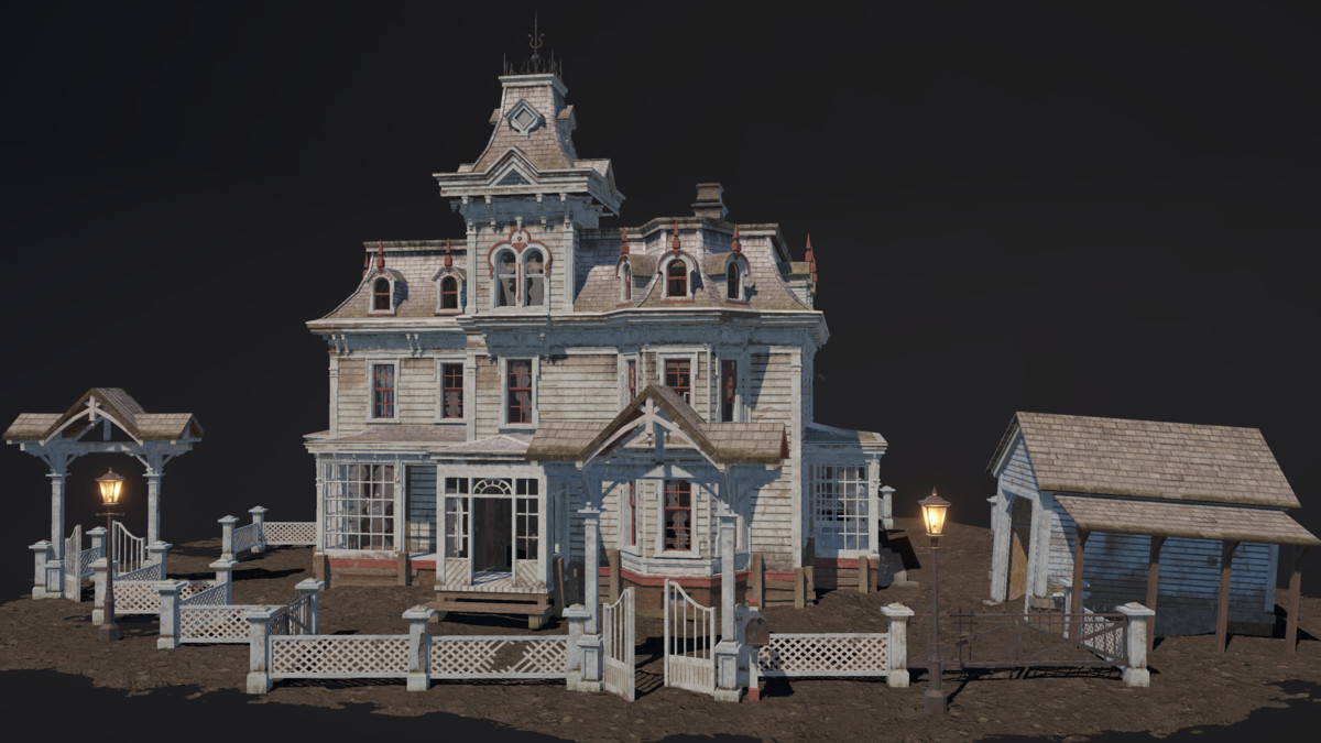 Old Abandoned House Victorian