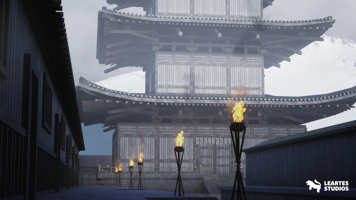 Japanese Temple Environment