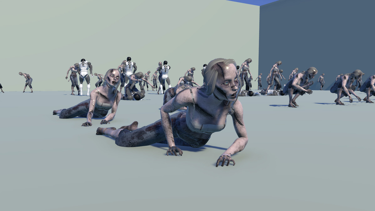 Female Zombie Animations