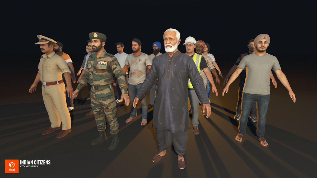 Indian Citizens – City NPCs Pack