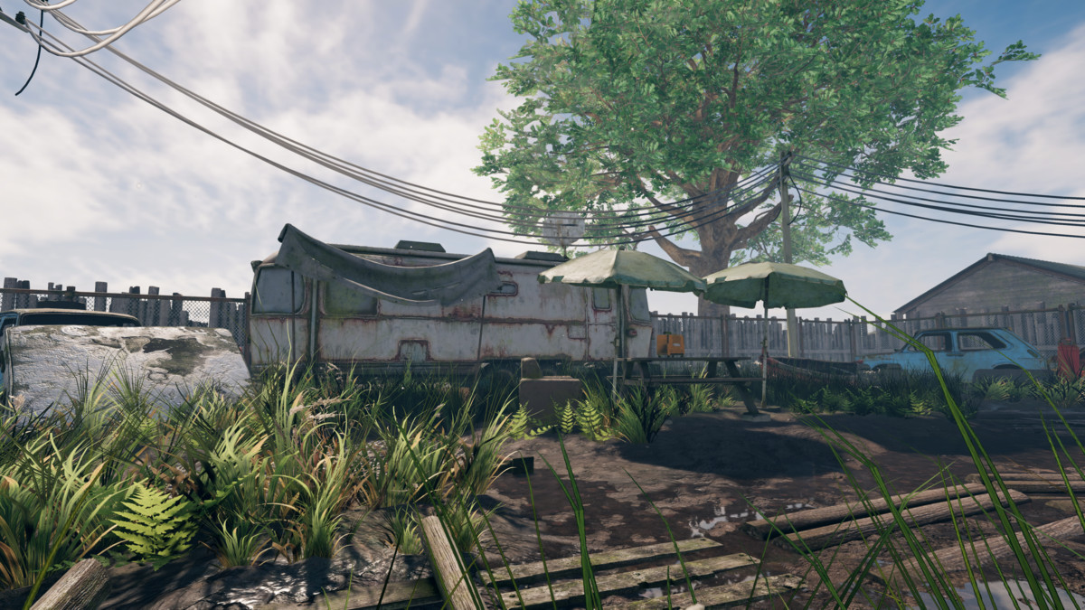 Post-Apocalyptic Trailer Park Environment