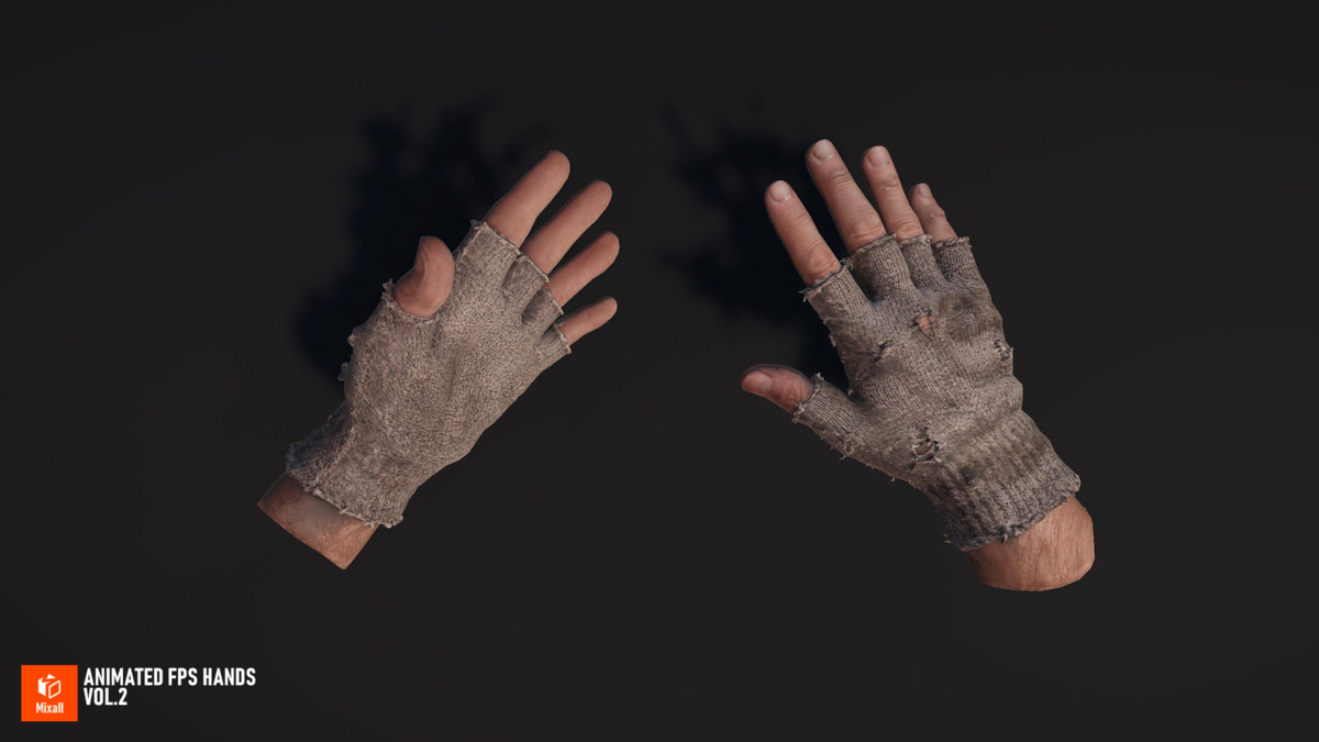 Animated FPS Hands Vol.2