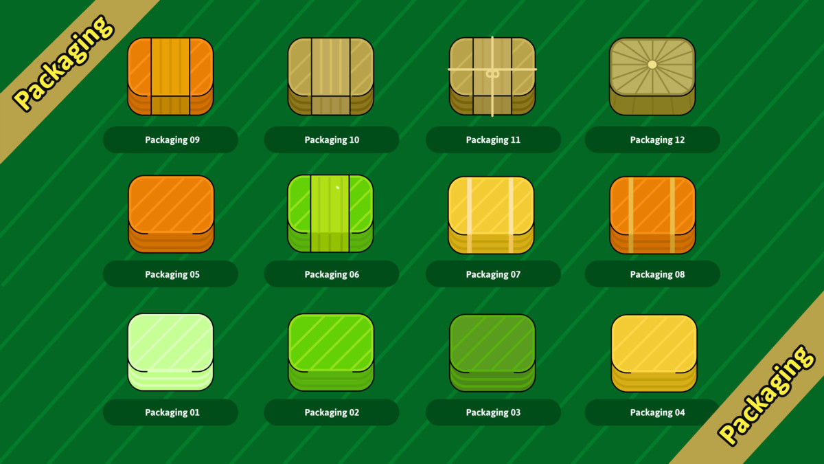 Thai Dessert & Cute Box Packaging – Sweet Icon Pack