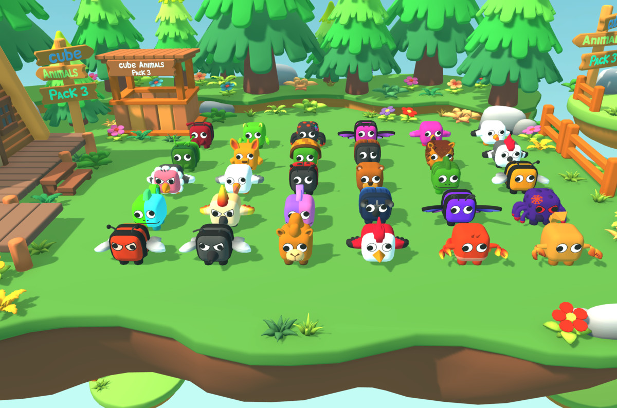 Cute Magic – Cube Animals Pack 3