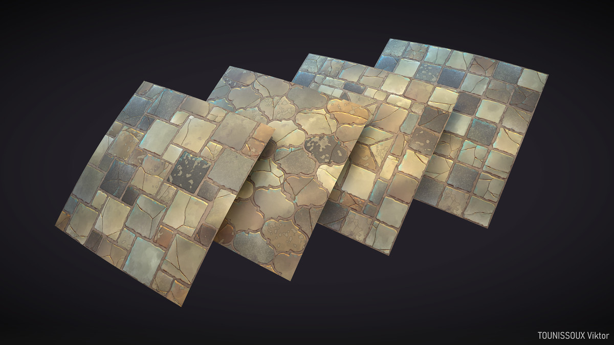 56 Stylized GypsumFloor Texture Pack