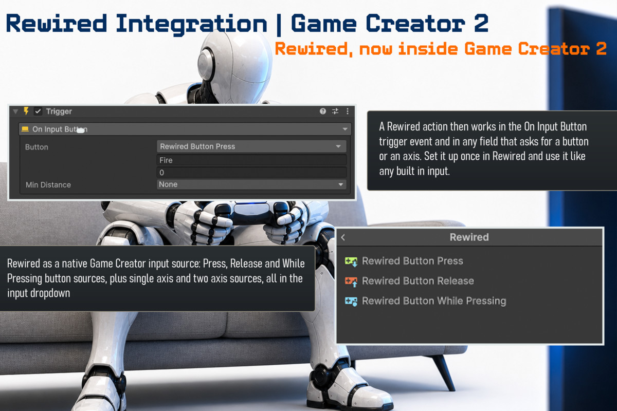 Rewired Integration | Game Creator 2