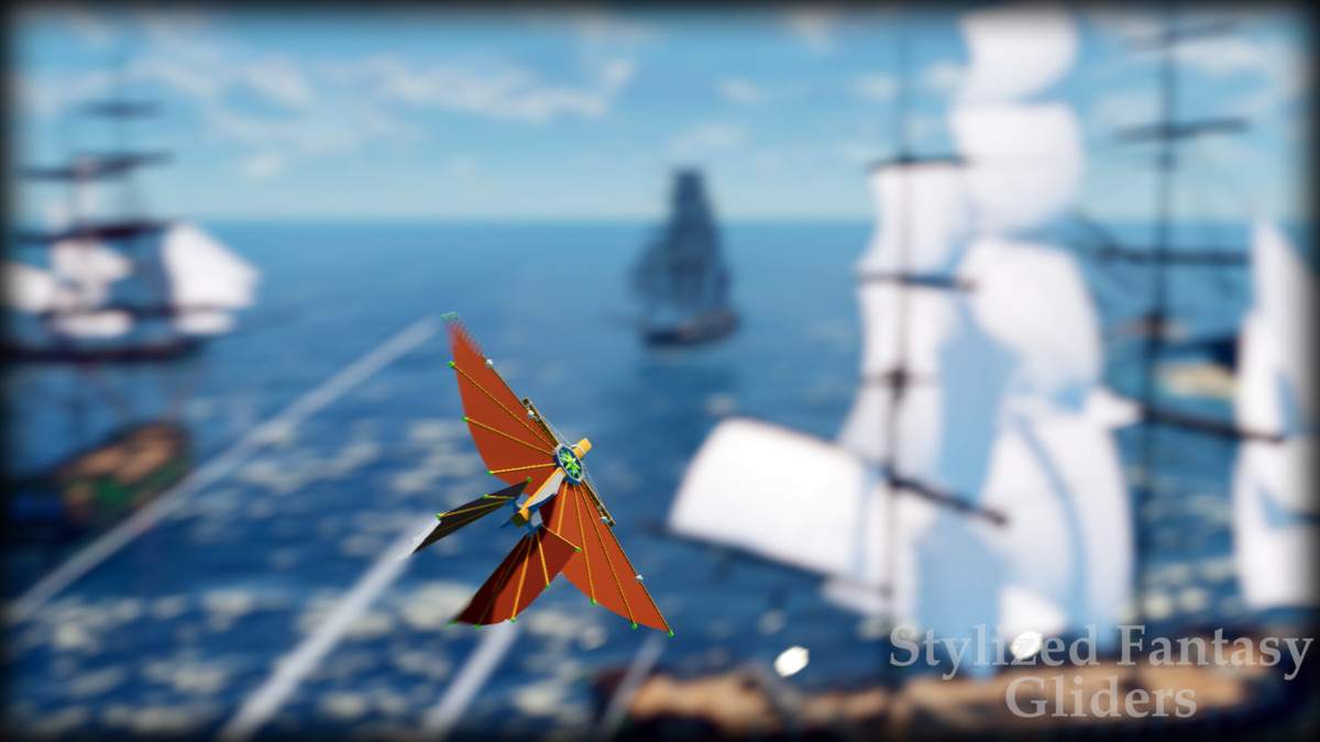 Stylized Fantasy Gliders - By Yorakeys