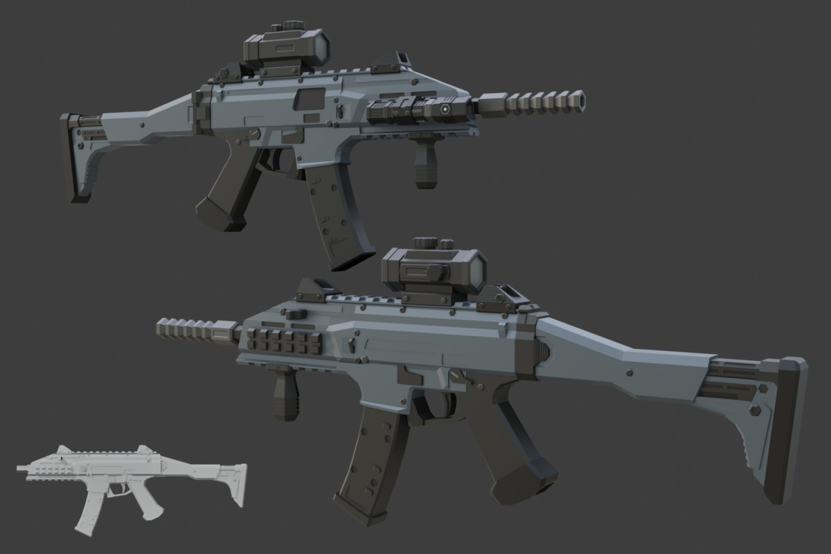 Low Poly Weapon Bundle Pack 3