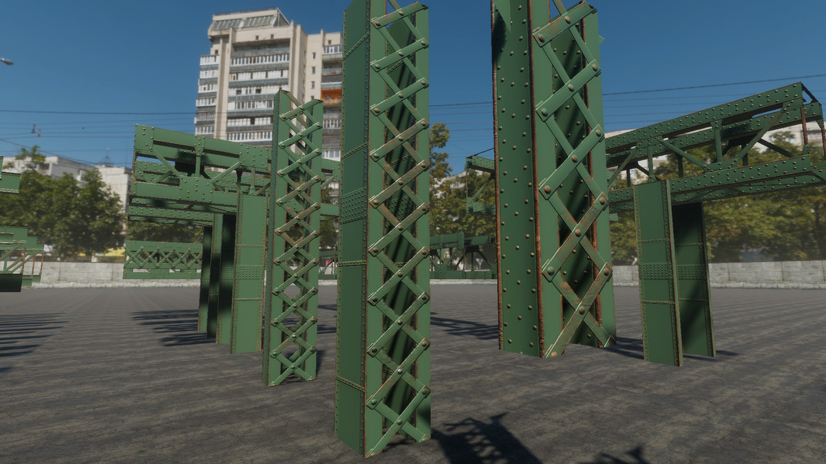 Beams and Truss Construction Set HQ