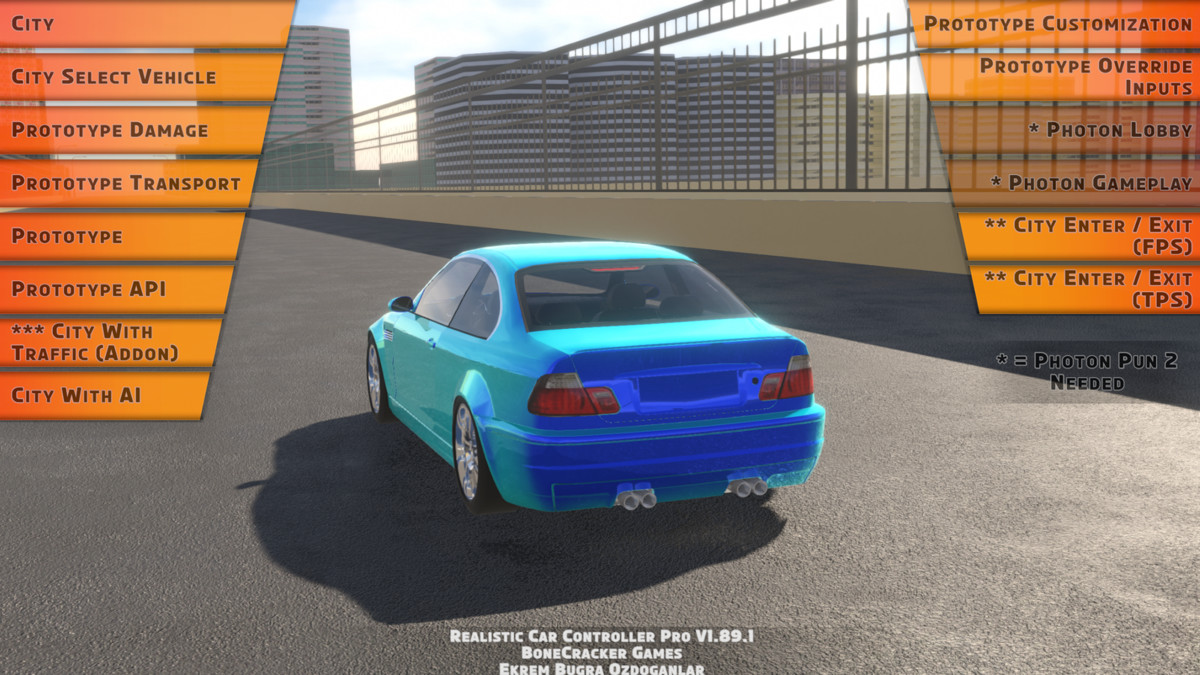Realistic Car Controller Pro