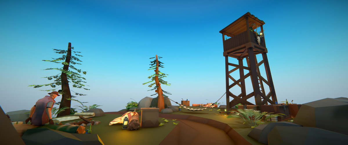 Polygonal Hunters Hideout Spot Asset Package