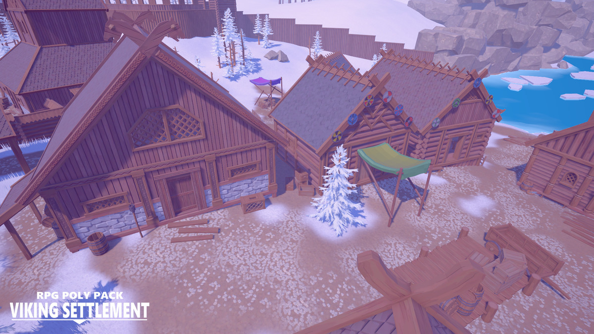 RPG Poly Pack - Viking Settlement