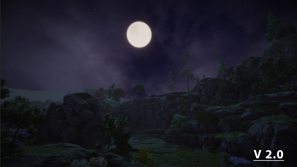 Procedural Stylized Sky 2