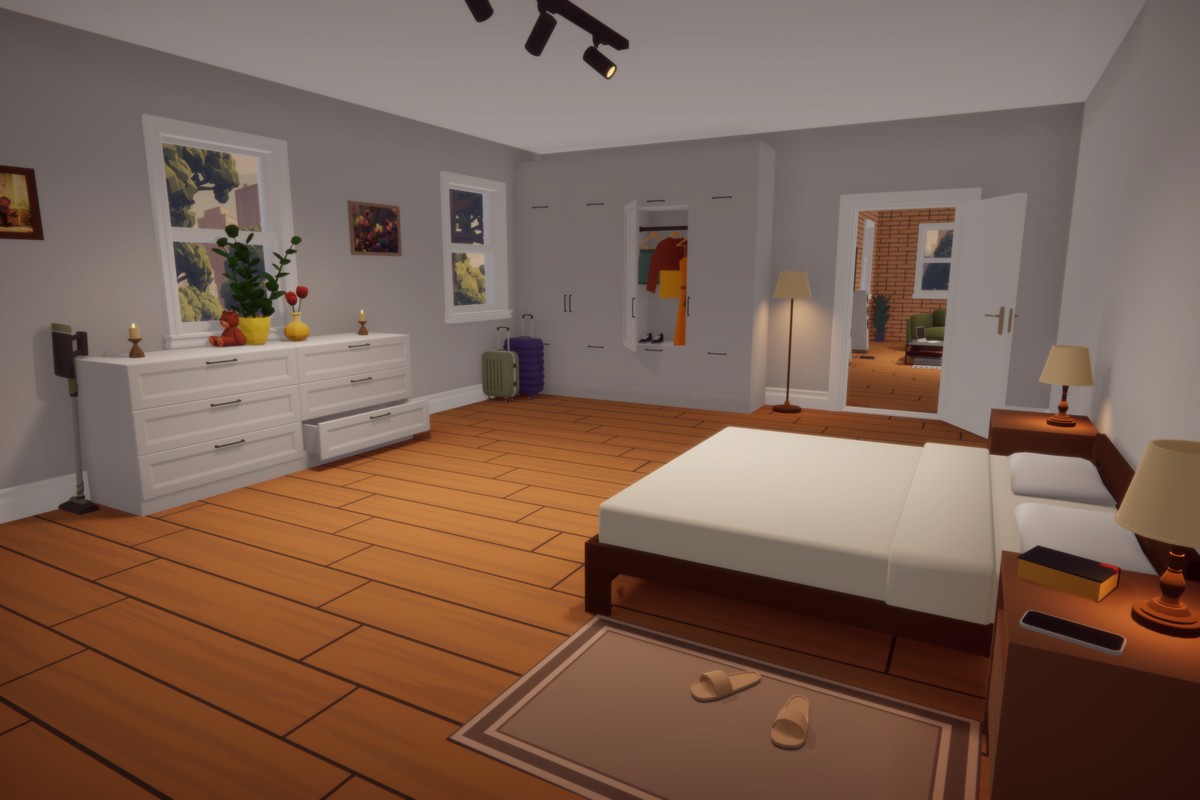 Low Poly Apartment Interior & Exterior