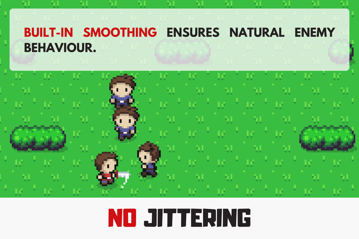 2D Pathfinding - Enemy AI for Unity