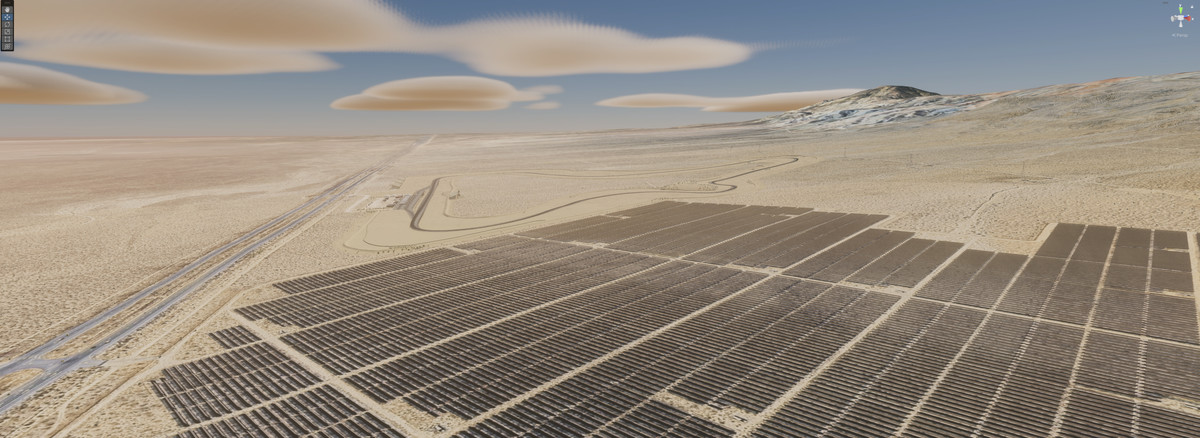 Realistic Race Track California