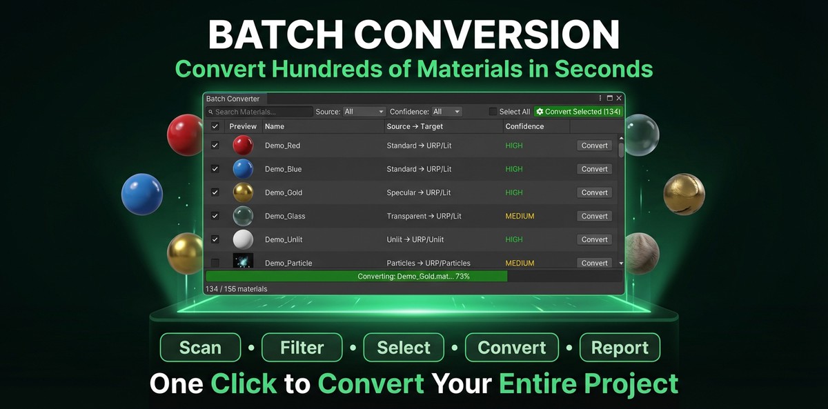 Pipeline Forge - Universal Material Converter