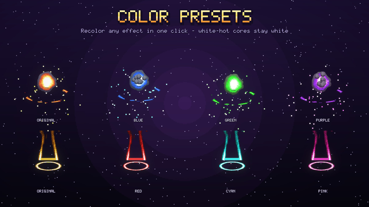 Pixel VFX Mega Pack — 1000 Pixel Art Effects