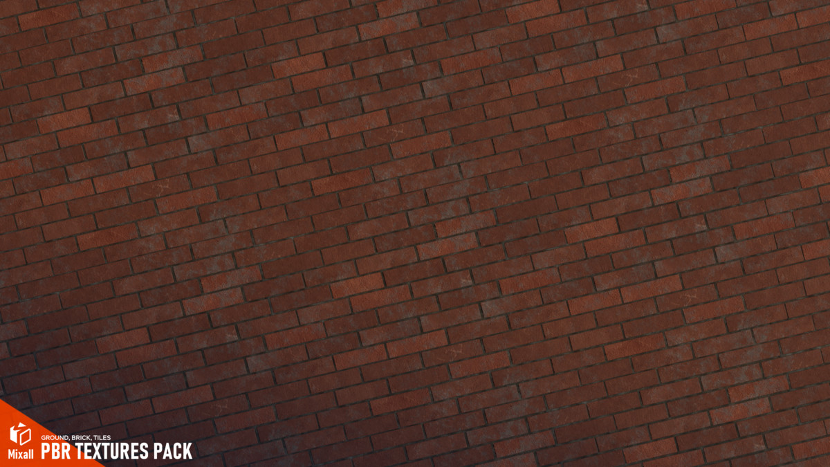 PBR Textures pack - ground, brick, tiles