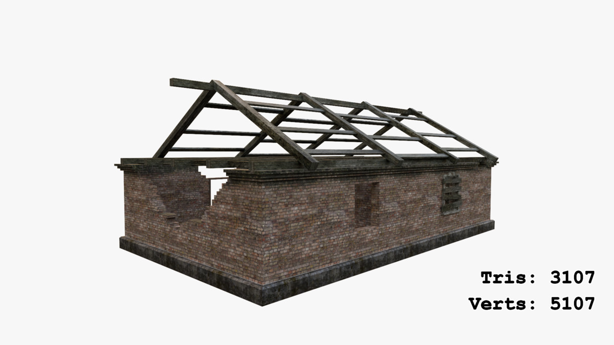 Abandoned Apocalyptic Buildings Mega Pack