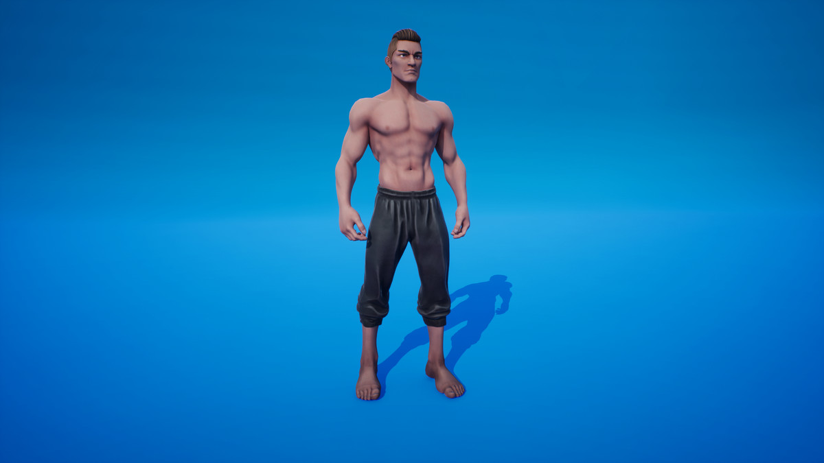 Man Warrior Character