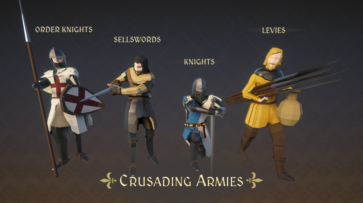 Stylized Medieval Crusaders Pack – Low Poly Characters & Units