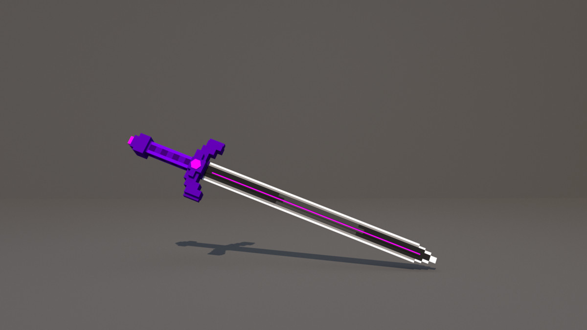 Stylized Voxel Sword