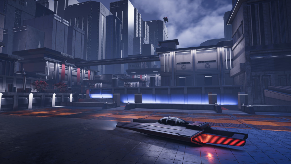 Science Fiction Brutalist City