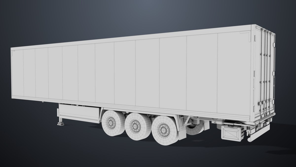 Refrigerator Trailer 05 URP HDRP Textures