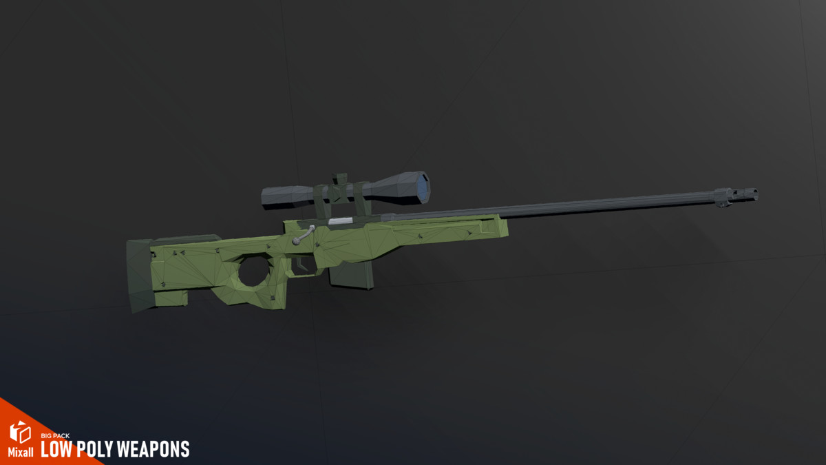 LOW POLY Weapons - Big pack