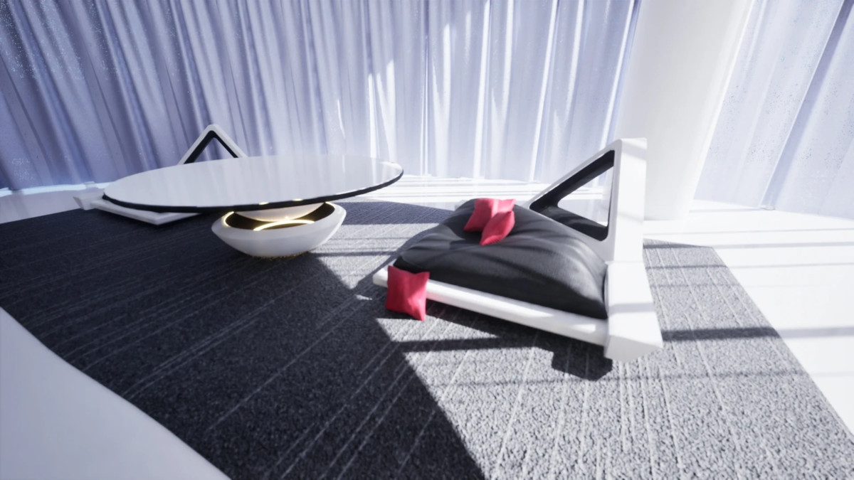 The Astral Sci-Fi Suite – Futuristic Grand Chamber Bedroom