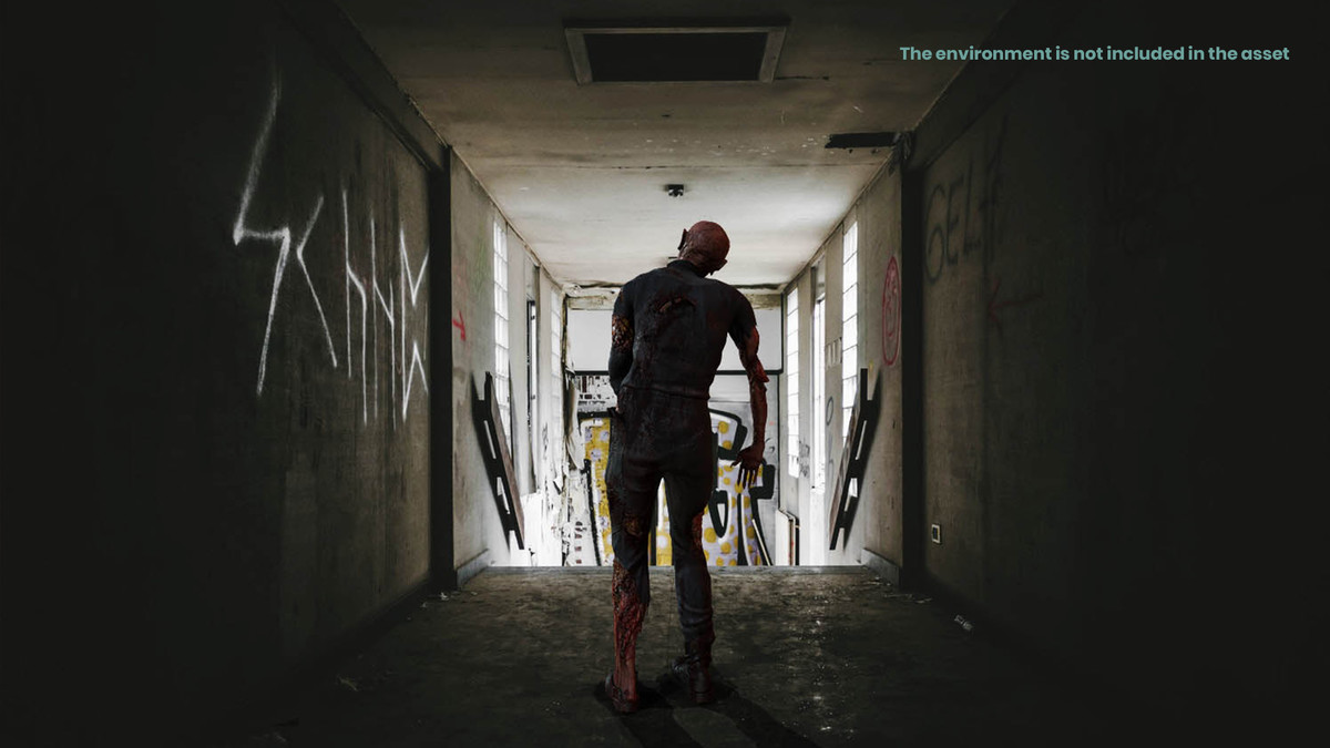 Zombie Animation Root Motion Basic Pack